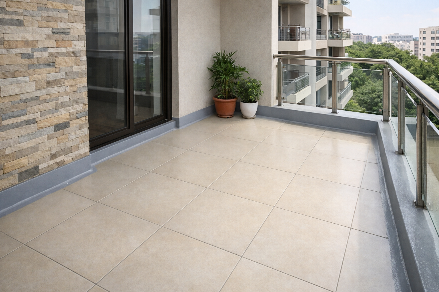 Balcony waterproofing